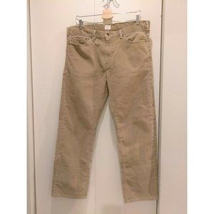 Dockers 36x29 straight fit tan corduroy pants